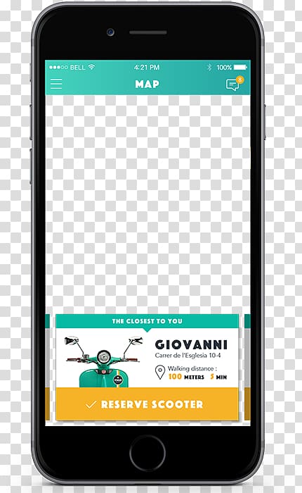 Feature phone Smartphone YUGO Mobile app Scooter, mobile presntation transparent background PNG clipart