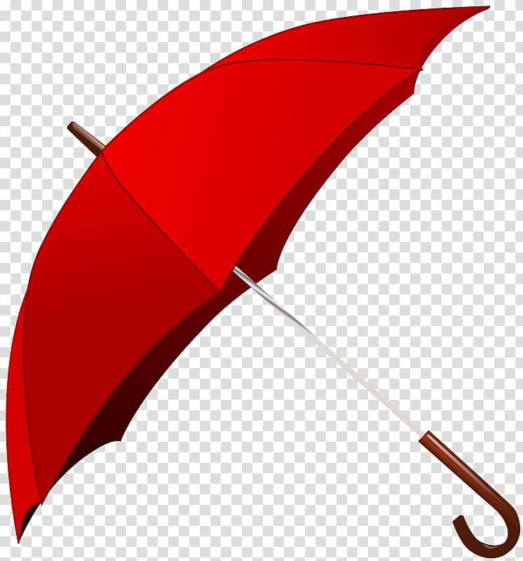 Umbrella Red , Simple Umbrella transparent background PNG clipart