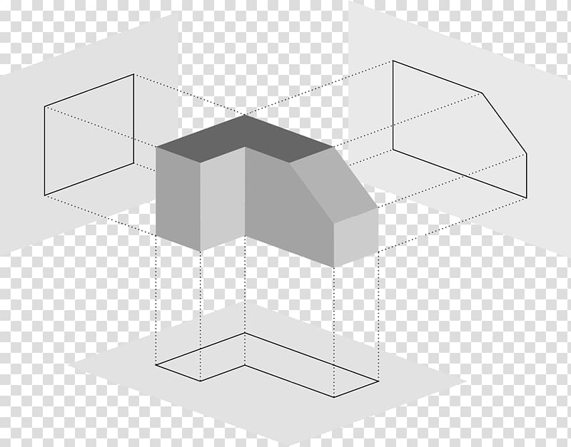 Descriptive geometry Orthographic projection Multiview projection Graphical projection, perspective projection transparent background PNG clipart