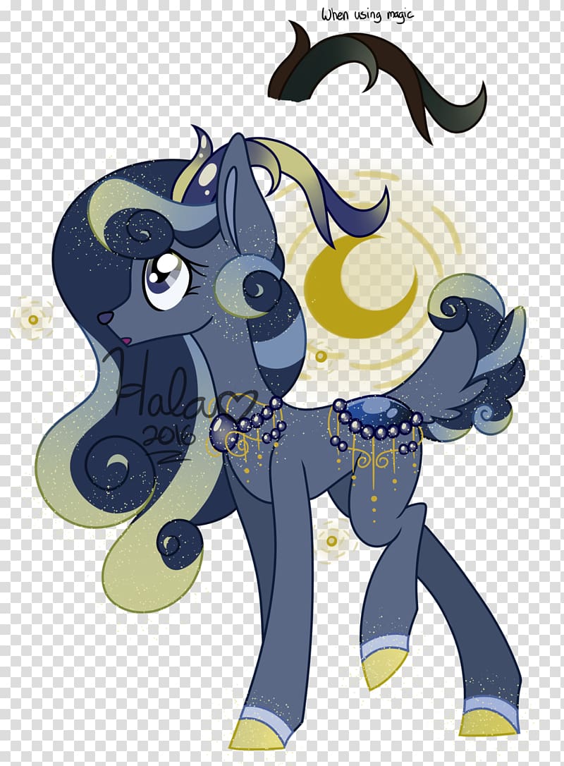 Pony The Starry Night Work of art, dream gradient color transparent background PNG clipart