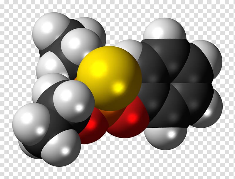 Space-filling model Methyl group Skeletal formula Ball-and-stick model Azinphos-methyl, others transparent background PNG clipart