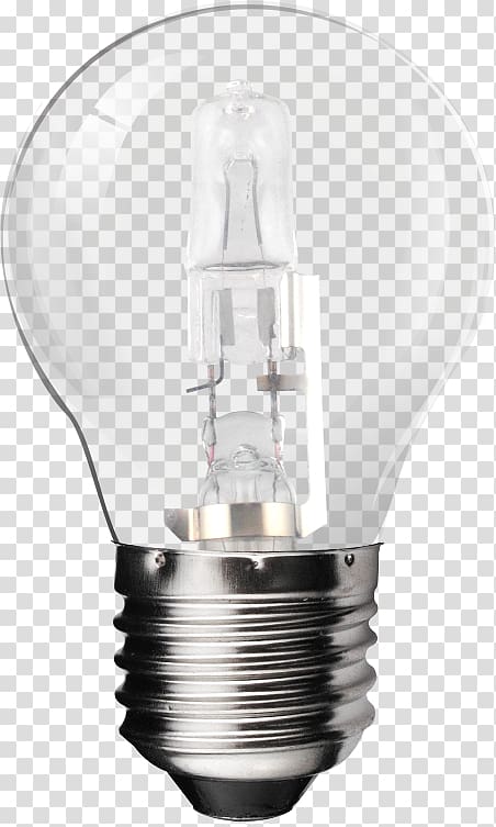 Incandescent light bulb LED lamp Edison screw, Energy saver transparent background PNG clipart