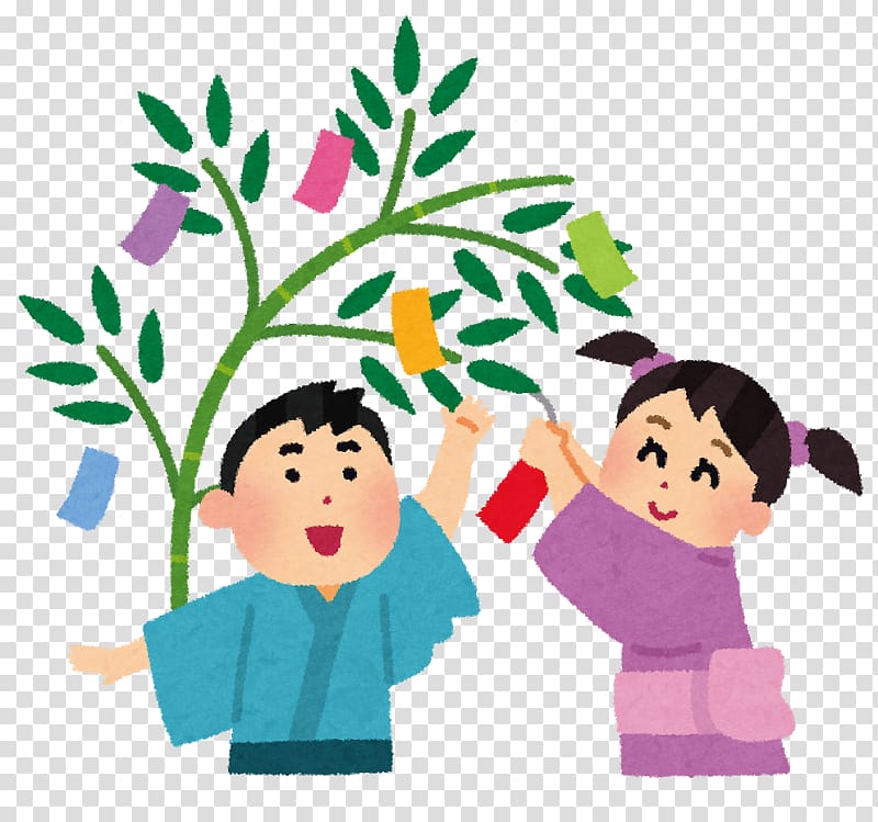 仙台七夕 Qixi Festival Tanzaku Evenement, 七夕 transparent background PNG clipart