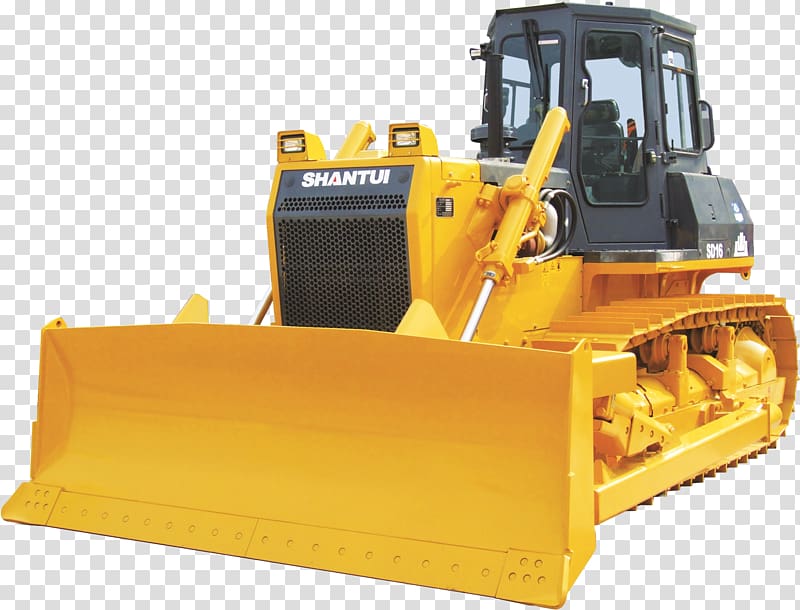 Bulldozer transparent background PNG clipart