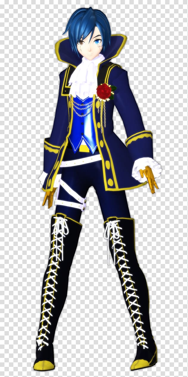 Kaito MikuMikuDance Vocaloid Hatsune Miku: Project DIVA , kaito kid render transparent background PNG clipart