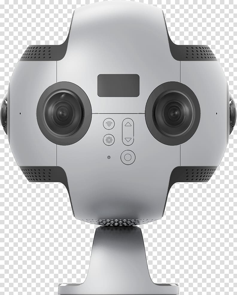 Camera lens Insta360 360 Pro 8K VR Camera Black Omnidirectional camera 360-vision camera Insta360 Pro Black 360°, camera lens transparent background PNG clipart