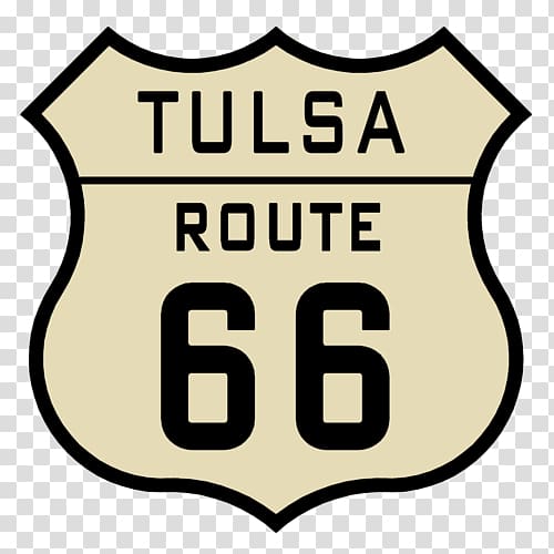 U.S. Route 66 Tulsa Logo Sleeve, route 666 transparent background PNG clipart