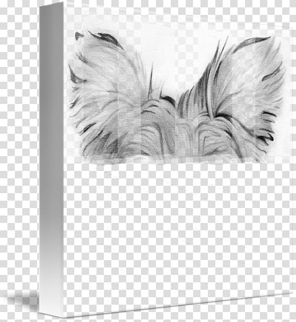 kind Drawing Yorkshire Terrier Art Printing, yorkie transparent background PNG clipart