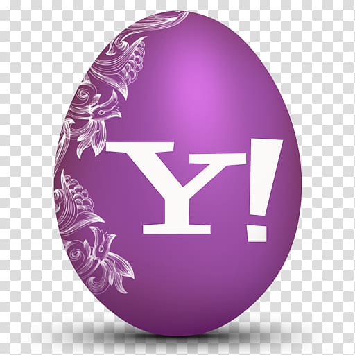 Yahoo egg logo, purple symbol sphere, Yahoo white transparent background PNG clipart