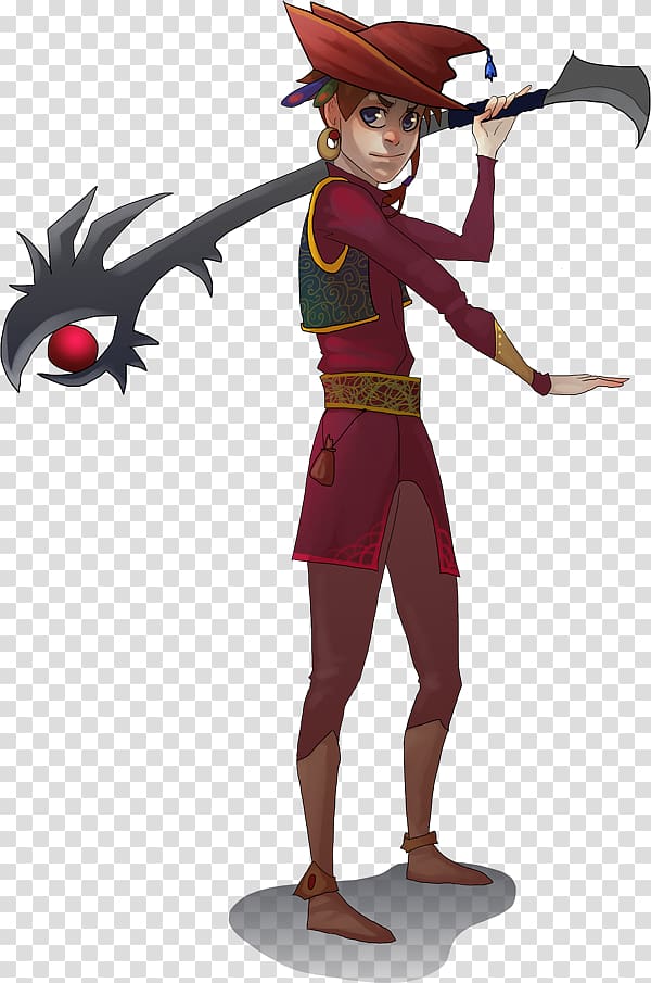 Costume design Legendary creature Maroon, Sorcerer transparent background PNG clipart