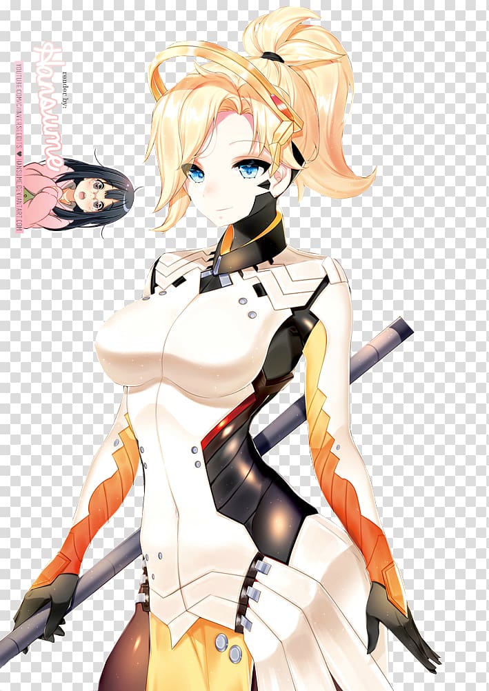 Overwatch Mercy Drawing Rendering, Mercy Overwatch transparent background PNG clipart