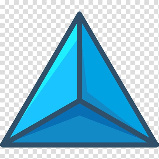 Sacred geometry Pyramid Triangle Symbol, geometric shapes transparent background PNG clipart