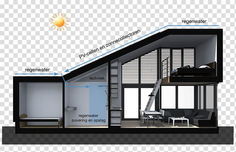 Tiny house movement Floor plan Architecture Facade, house transparent background PNG clipart