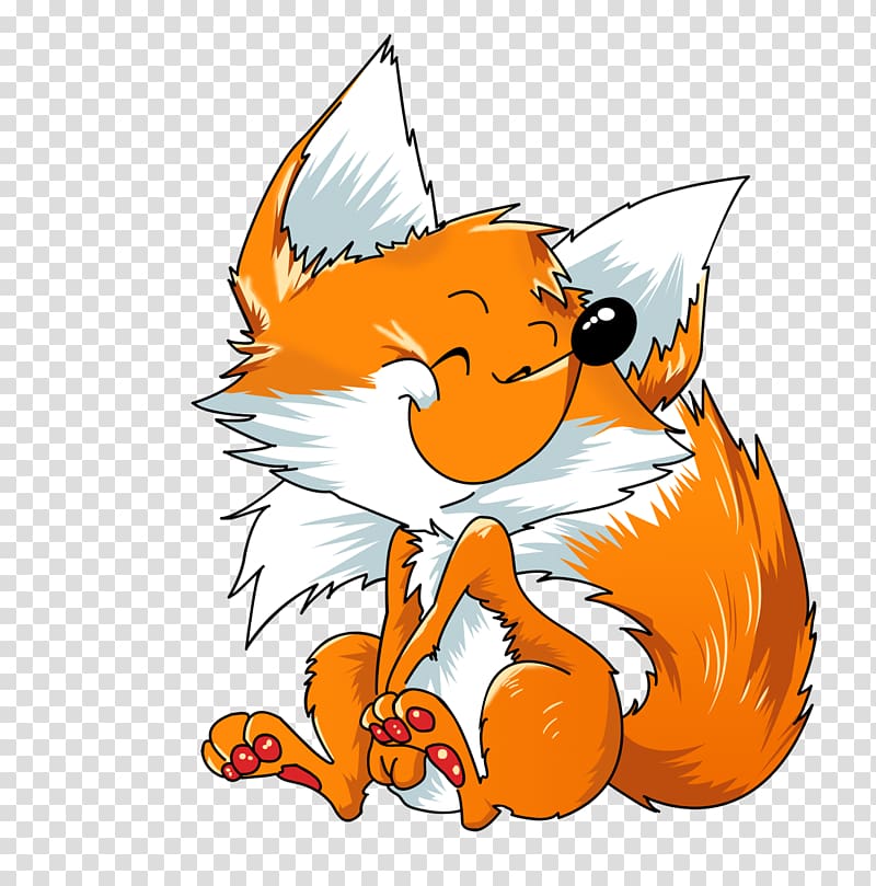 Whiskers Drawing Red fox, cute fox transparent background PNG clipart