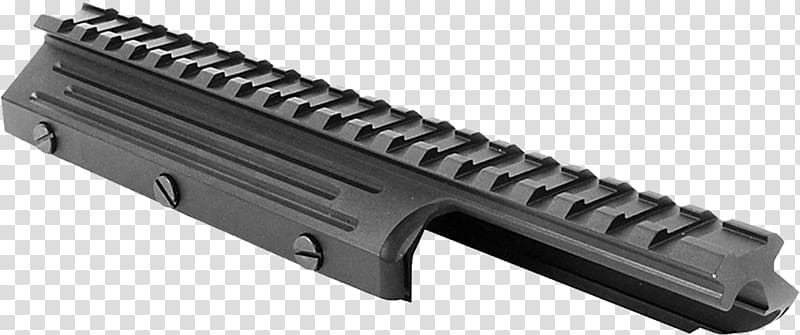 FN FAL Picatinny rail Weaver rail mount Telescopic sight Rifle, assault rifle transparent background PNG clipart