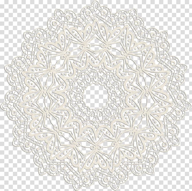 Place Mats Doily Circle Pattern, circle transparent background PNG clipart