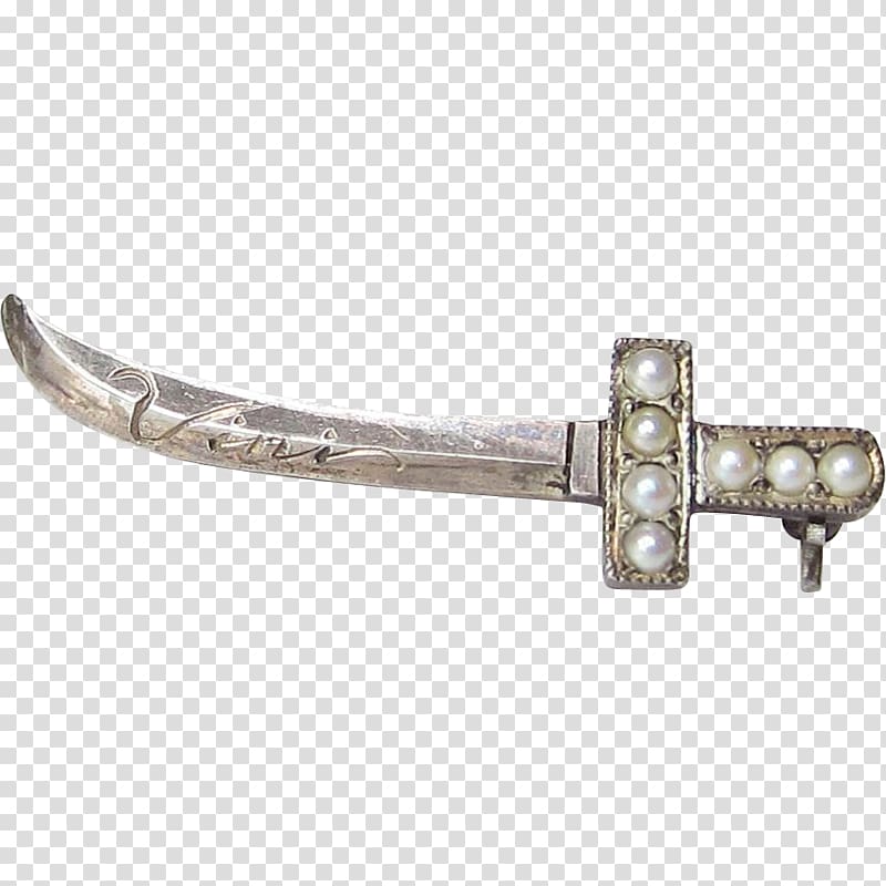 Body Jewellery Silver Weapon, silver transparent background PNG clipart