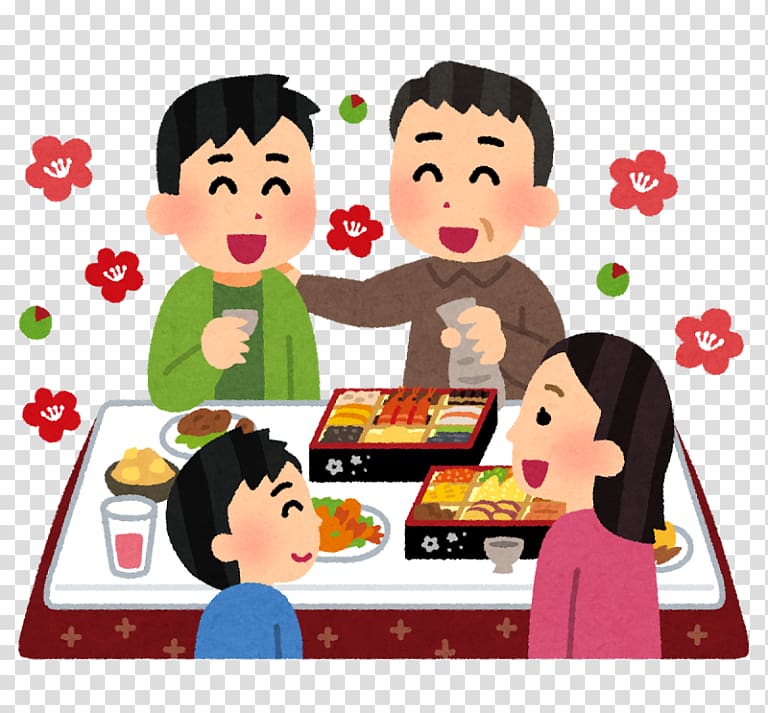 Japanese Cuisine Bando Osechi Child ハマ不動産株式会社, japanese Family transparent background PNG clipart