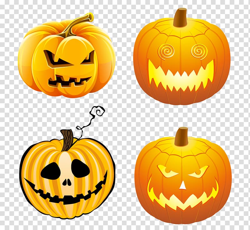 Halloween Pumpkin Jack-o\'-lantern Calabaza , Halloween Pumpkin transparent background PNG clipart