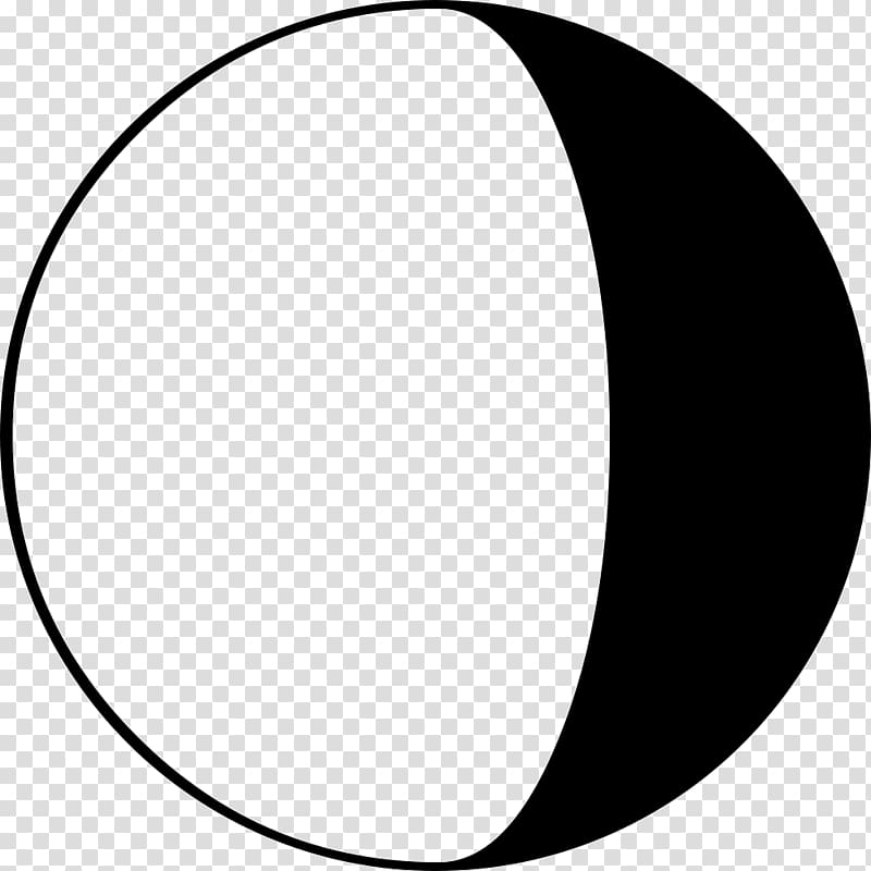 Lunar phase New moon Symbol, moon transparent background PNG clipart