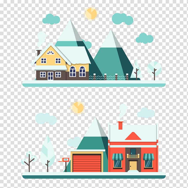 rural town transparent background PNG clipart