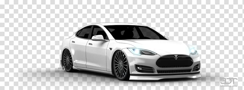 Tire Mid-size car Sports car Compact car, Tesla model 3 transparent background PNG clipart