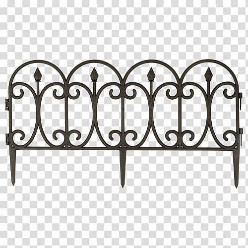 Wrought iron Garden furniture Pergola Fence, Fence transparent background PNG clipart
