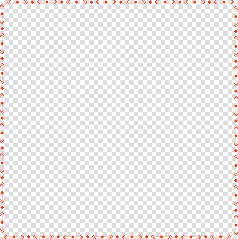 Antithetical couplet , Orange small square wave point border transparent background PNG clipart