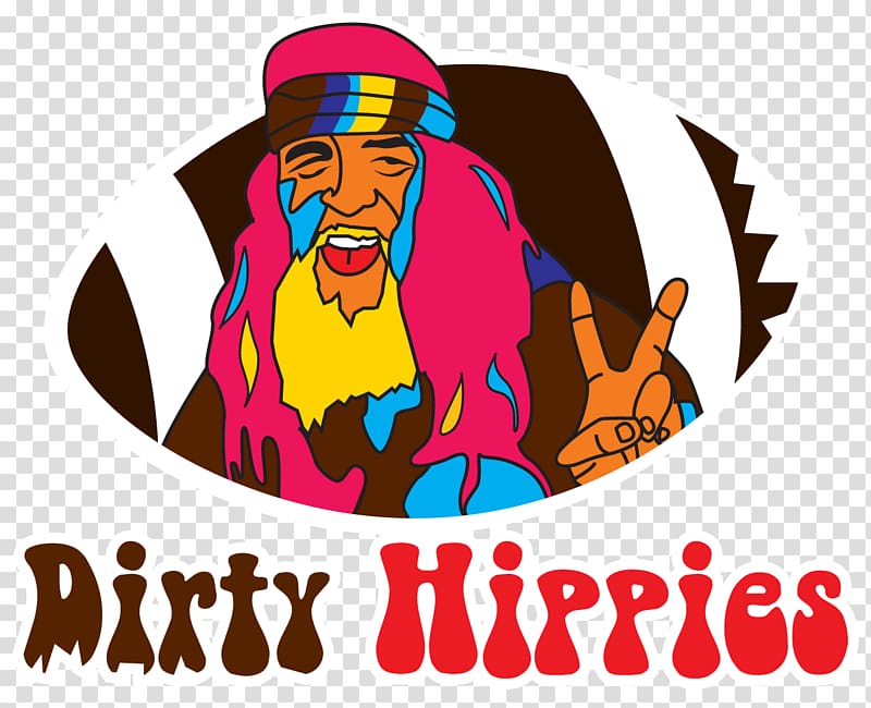 T-shirt Logo Hippie Fantasy football Tie-dye, hippie transparent background PNG clipart
