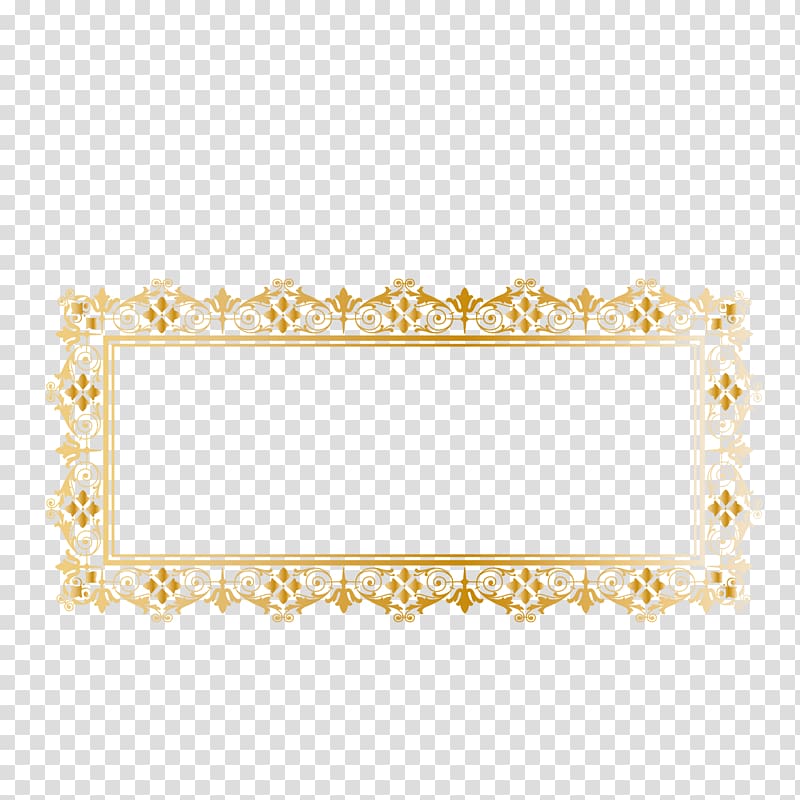 gold border , Phnom Penh Euclidean , pattern gold rim gold frame transparent background PNG clipart