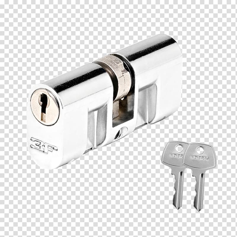Cylinder Key Pin tumbler lock Household hardware, key transparent background PNG clipart