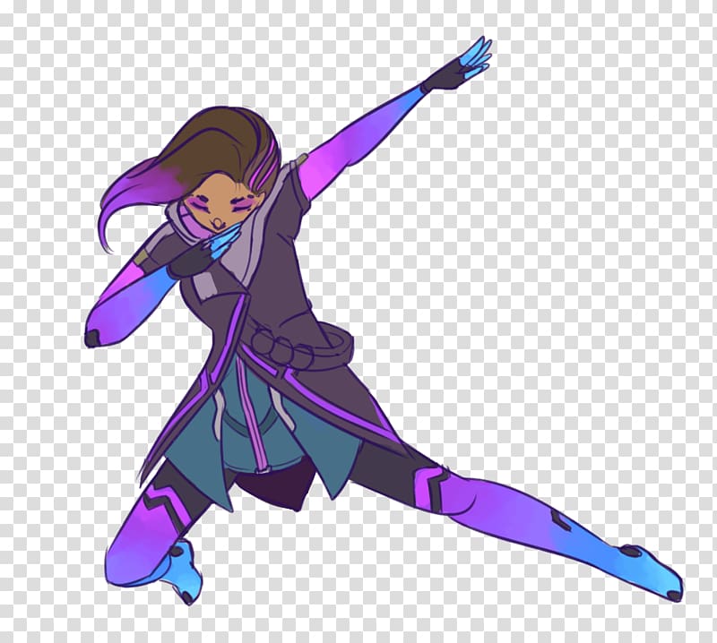 Overwatch Sombra Dab Heroes of the Storm, Overwatch widowmaker transparent background PNG clipart