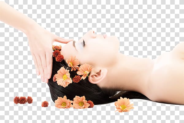 woman facing sideways, Health Beauty Parlour Massage Therapy Woman, Women SPA transparent background PNG clipart