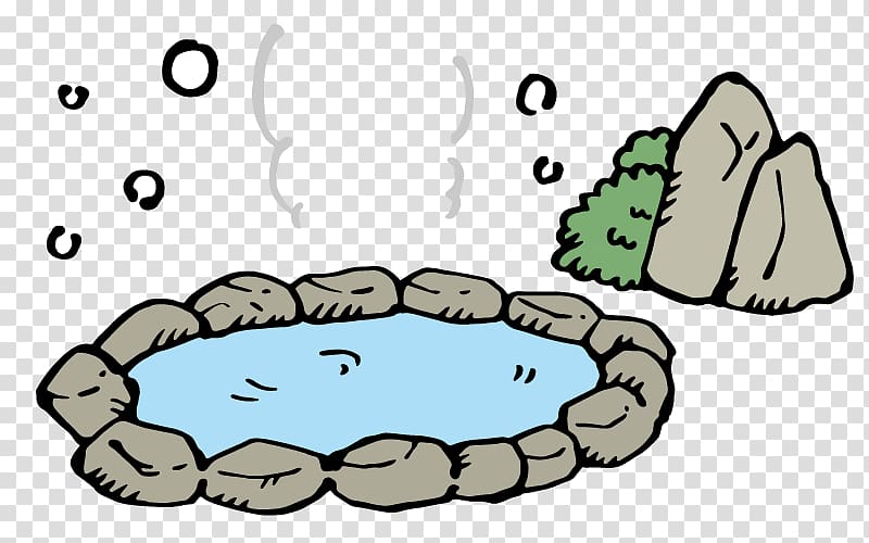 hot spring clipart no background