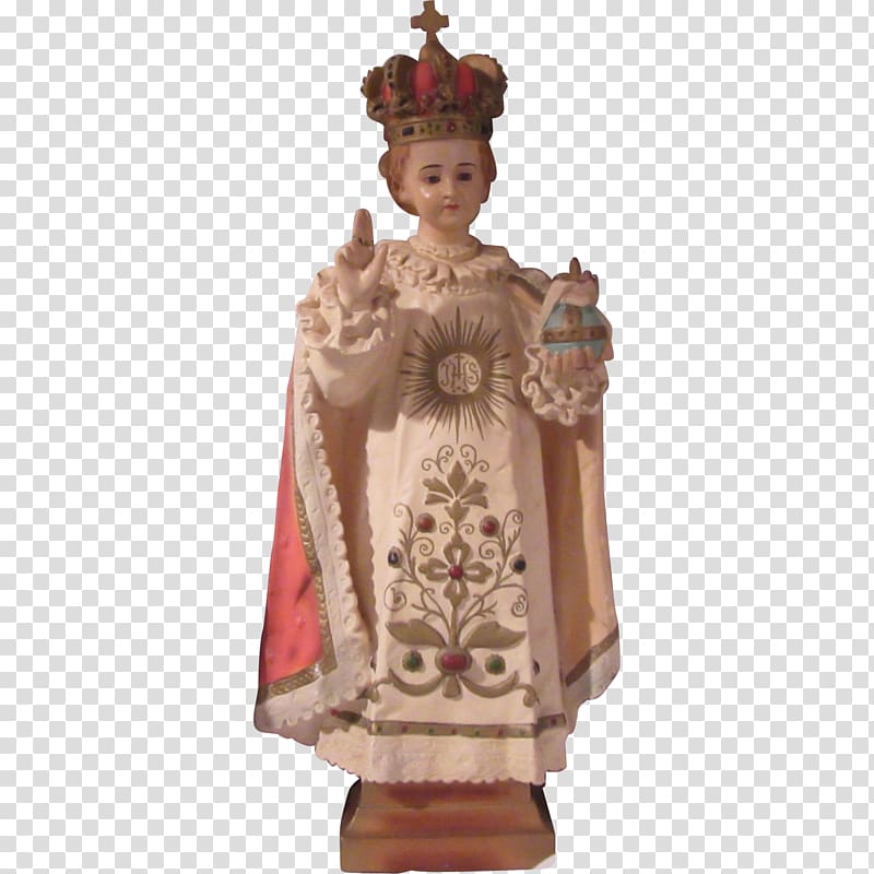 Infant Jesus of Prague Statue Child Jesus Christ the Redeemer Holy card, Old Church transparent background PNG clipart