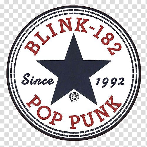 Blink-182 Punk rock Converse, Band Pop transparent background PNG clipart