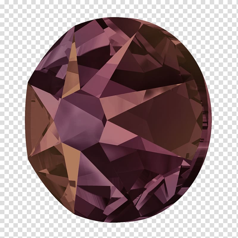 Imitation Gemstones & Rhinestones Swarovski AG Hotfix Topaz, lilac transparent background PNG clipart