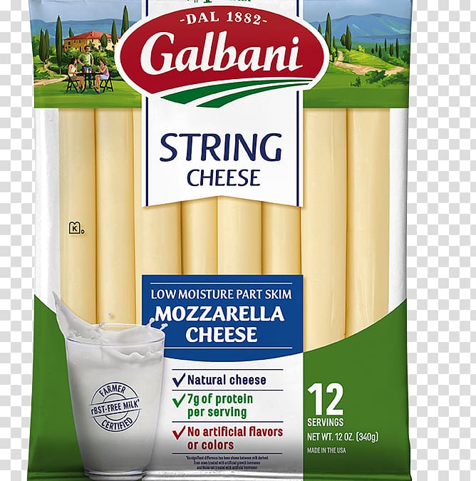 Cream Milk Italian cuisine String cheese Mozzarella, string cheese transparent background PNG clipart