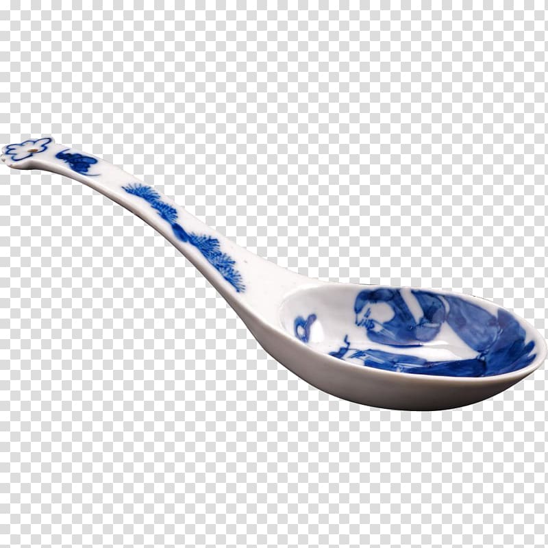 Chinese spoon Soup spoon Ladle Tableware, hand painted transparent background PNG clipart