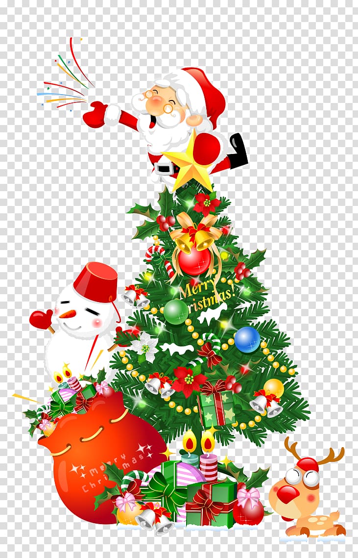 Christmas decoration material transparent background PNG clipart