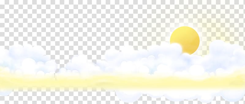 Brand Yellow , Cartoon sunrise element transparent background PNG clipart
