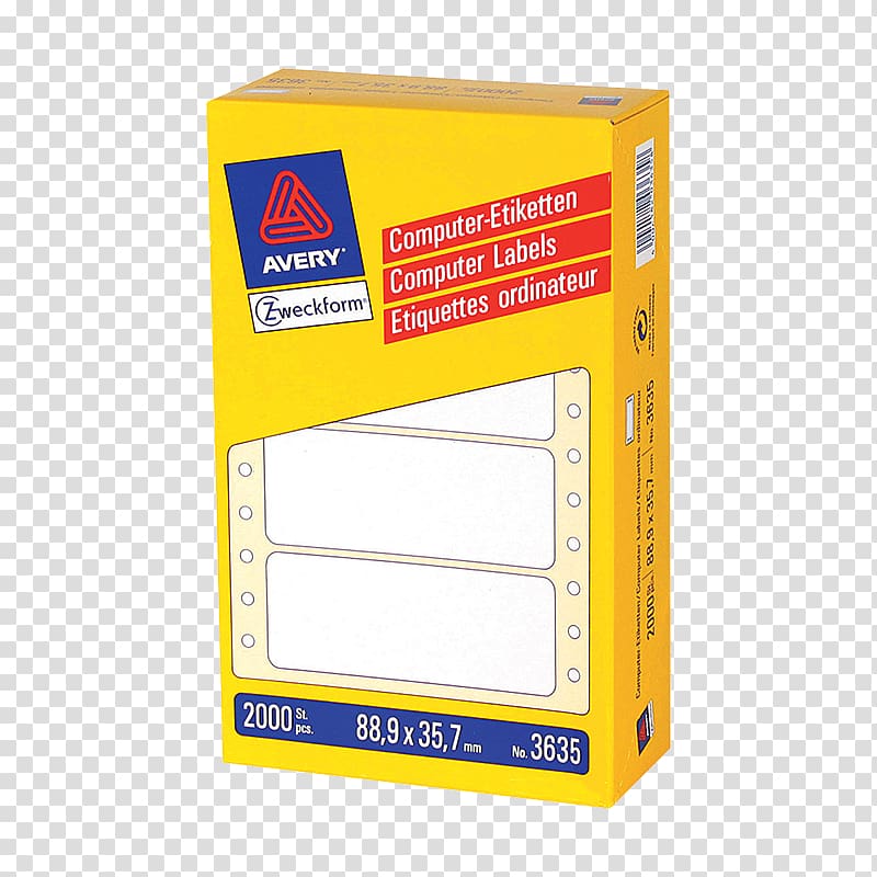 Paper Label Avery Dennison Adhesive, box transparent background PNG clipart