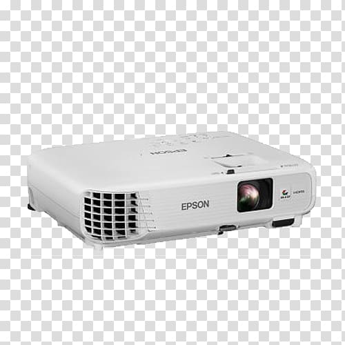 3LCD Video projector 720p High-definition television Epson, Projector home office transparent background PNG clipart