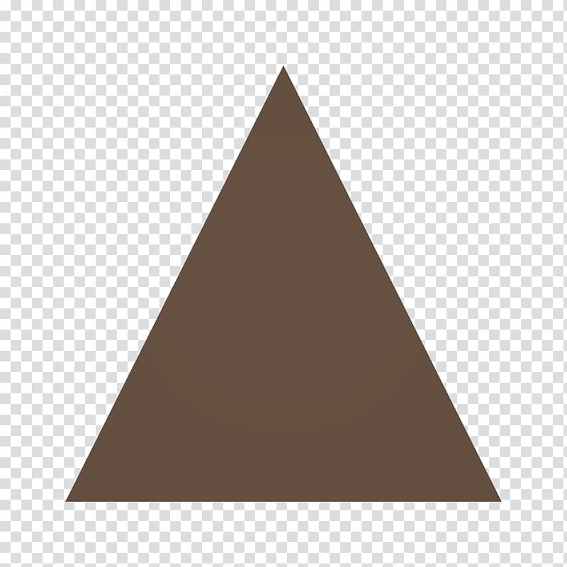 Unturned Equilateral triangle Regular polygon Roof, triangular floor transparent background PNG clipart