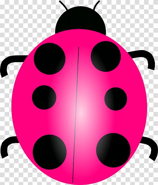 Ladybird , Pink Bug transparent background PNG clipart