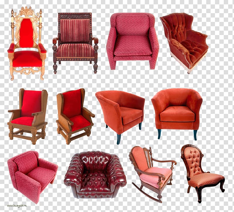 Table Chair Couch, Armchair transparent background PNG clipart