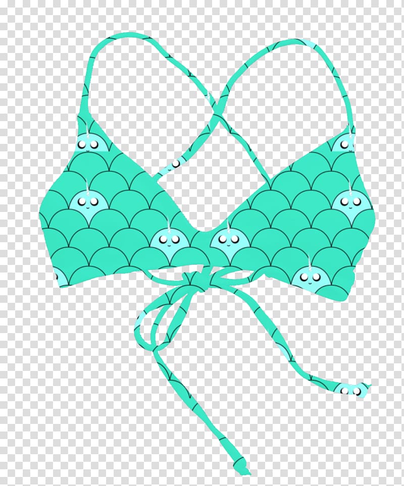 Top Turquoise Swimsuit, sea grape transparent background PNG clipart