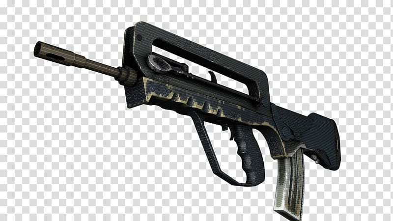 Trigger Paper FAMAS Firearm Weapon, weapon transparent background PNG clipart
