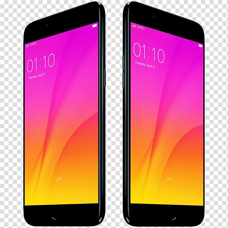 Feature phone Smartphone OPPO R9s Android unlocked, smartphone transparent background PNG clipart
