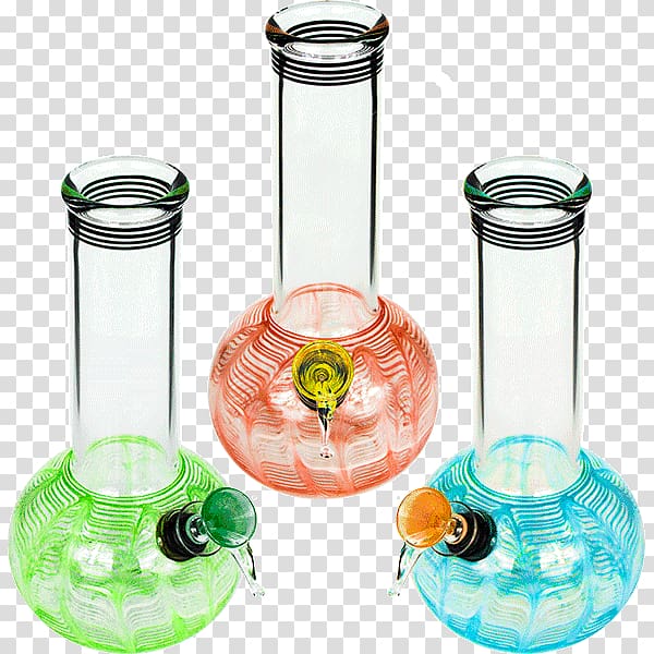 Glass Bong Smoking pipe Tobacco pipe, Colorful Smoke transparent background PNG clipart